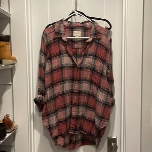 Oversized flannel